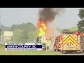NOON UPDATE Exit 18 off I-20 in Aiken County will be closed all day Friday due to tanker fire