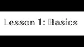 Lesson 1 Ruby Programming Basics