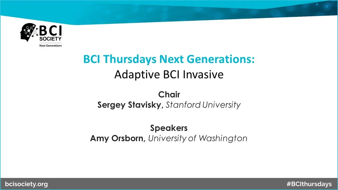 Next Generations: Adaptive BCI Invasive