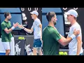 Lagu Sinner Showed Up at Djokovic’s Practice \u0026 Showed Love to Him | Australian Open 2026