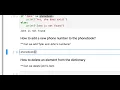 Python Programming Lecture 20 Dictionaries Part 1