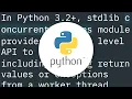 How to get the return value from a thread in Python