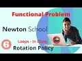 Functional problem in java Loops Assignment Rotation Policy Newton School Assignment Answer