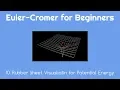 Euler-Cromer Method for Beginners 10 Rubber Sheet Visualization for Potential Energy