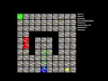 Pathfinding simulation with Q-Learning