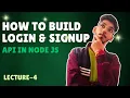 Build a Login Signup API with Node js Express MongoDB Full Tutorial