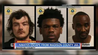 Inmates escape from Madison County Jail Rec Yard