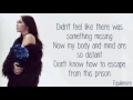 Bea Miller - I Can't Breathe (Lyrics)