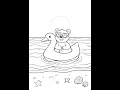 Relaxing Beach Coloring Pages for Kids Adults Fun Summer Scenes