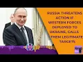 Download Lagu Russia Ukraine War | Putin On NATO |  Russia Threatens Response If Western Forces Arrive In Ukraine