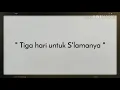 Download Lagu Float - tiga hari untuk selamanya