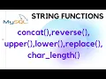 String Functions in MySQL - 20 MySQL Tutorial for Beginners