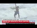 Rough surf continues at Pensacola Beach