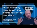 PHP Performance Demystified Internals Profiling and the Road to PHP 9 with Volker Dusch