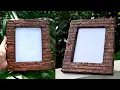Photo frame photo frame making at home cardboard photo frame frame making best out of waste
