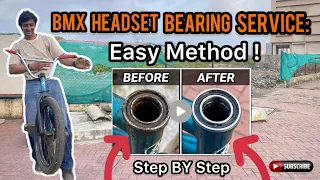 BMX Headset Bearing Service: Easy Step-By-Step Guide! Akram Rider #bmx #bearing #bmxindia 