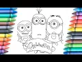 Minions coloring pages cute minions coloring pages yellow minion coloring pages coloring