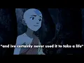 "Aang has never killed anyone"