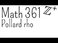 Pollard rho introduction Math 361