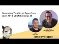 Generating TypeScript Types from Open API JSON Schemas with Eddie Hinkle