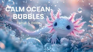 Sensory Axolotl Bubbles Calming Music for Classroom Focus Autism Support Relaxation