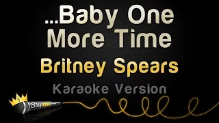 britney spears baby one more time karaoke version 