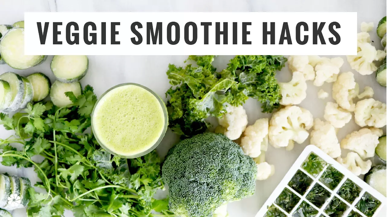 5 Smoothie Hacks To Eat More Veggies!   Quick, Easy, Healthy Breakfast + Snack Ideas