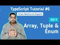 TypeScript Tutorial for Beginners in Hindi 2020 Array Tuple Enum