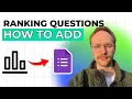 How to Add Ranking Questions in Google Forms 2026 Full Guide