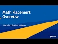 Math Placement Overview