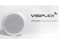 Visiplex VNS2081 In-Wall In-Ceiling Public Address Speaker Installation