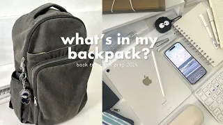 what s in my backpack my essentials and stationery preparing for back to school 2024