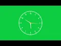 12 Hours Analog Clock in 12 Minutes Fast Time Lapse Animation