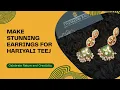 Download Lagu #diy How to Make Jhumka Earrings in 5 Mins 🤫🤫#earrings #hartalikateej