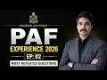 PAF Latest Test Experience 13 Aug 2026 PAF Jobs 2026