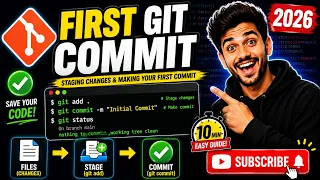 Staging Changes and Making Your First Commit Git Tutorial 2026