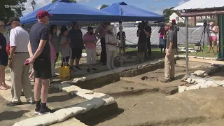 Vigil for graves found under Colonial Williamsburg parking lot