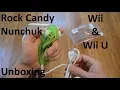 Unboxing Rock Candy Clear Green Nunchuk for Wii And Wii U