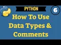 Data Types Comments Learn Python for Beginners 219