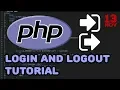 Very Easy and Simple PHP Login and Logout Tutorial