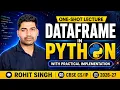 Dataframe in Python Pandas Class 12 IP CBSE ONE SHOT