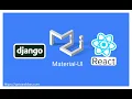 How to Configure Python Django with React JS and Material UI 2020