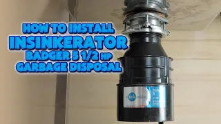 How to install InSinkErator Badger 5 Garbage Disposal Using Plumber s Putty
