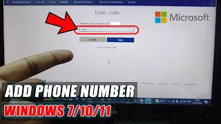 how to add phone number in microsoft account 2025