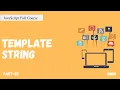 Template String in JavaScript ES6 Template literals JavaScript Full Course Part - 23 Hindi