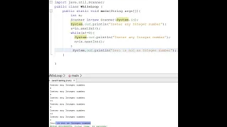 while Loop in Java NetBeans with example integer number or Zero In the Amharic Language