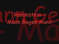 Mann Gegen Mann Rammstein Lyrics & English