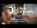 Luna Guitar High Tide Exotic Mahogany Nylon with Fishman
