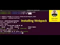 Installing Webpack