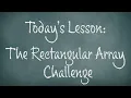 Teacher Teacher Math Minute Rectangular Array Challenge